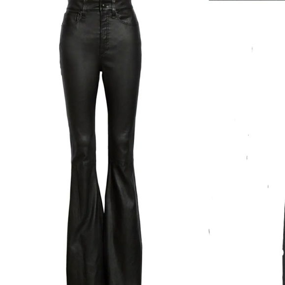 Rag and bone Jane high waist leather pants sz. 24 - Picture 5 of 5